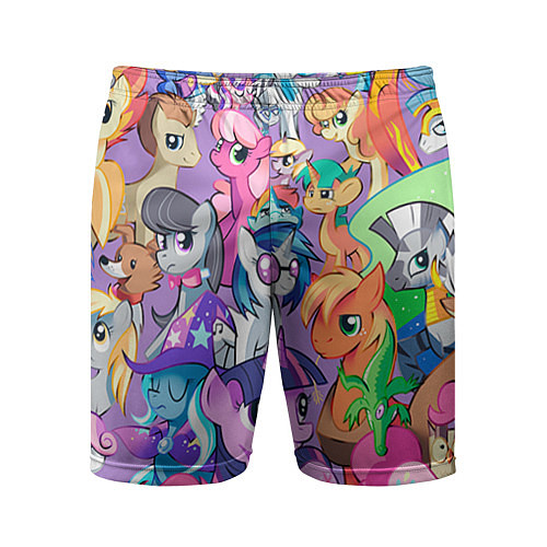 Мужские спортивные шорты My Little Pony / 3D-принт – фото 1