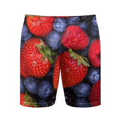 Шорты спортивные мужские Berries, цвет: 3D-принт