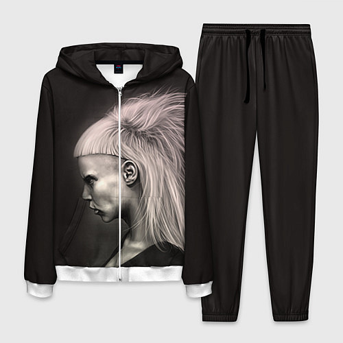 Мужской костюм Die Antwoord GIrl / 3D-Белый – фото 1