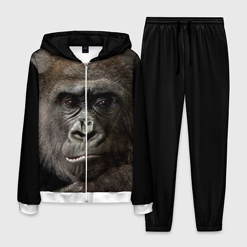Мужской костюм Глаза гориллы / 3D-Белый – фото 1
