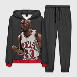 Костюм мужской Bulls 23: Jordan цвета 3D-красный — фото 1