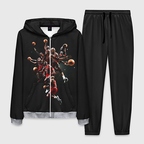 Мужской костюм Michael Jordan Style / 3D-Меланж – фото 1