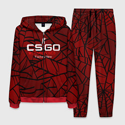 Костюм мужской Cs:go - Crimson Web Style Factory New Кровавая пау, цвет: 3D-красный