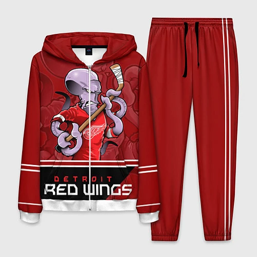 Мужской костюм Detroit Red Wings / 3D-Белый – фото 1