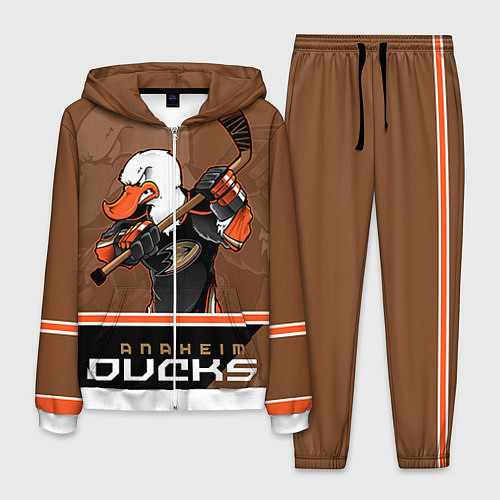 Мужской костюм Anaheim Ducks / 3D-Белый – фото 1