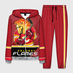 Костюм мужской Calgary Flames, цвет: 3D-меланж