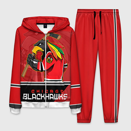 Мужской костюм Chicago Blackhawks / 3D-Белый – фото 1