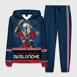 Костюм мужской Colorado Avalanche, цвет: 3D-красный