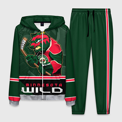 Мужской костюм Minnesota Wild / 3D-Меланж – фото 1