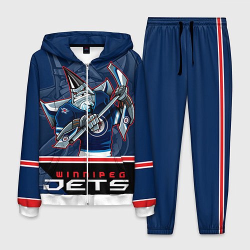 Мужской костюм Winnipeg Jets / 3D-Белый – фото 1