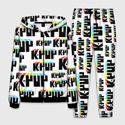 Костюм мужской K-pop Pattern, цвет: 3D-черный