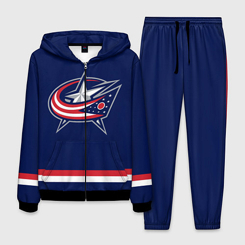 Мужской костюм Columbus Blue Jackets / 3D-Черный – фото 1