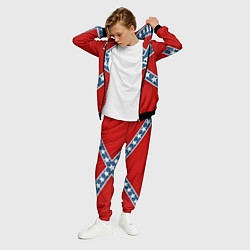 Костюм мужской Флаг советской конфедерации, цвет: 3D-черный — фото 2