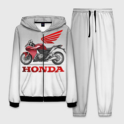 Костюм мужской Honda 2, цвет: 3D-черный