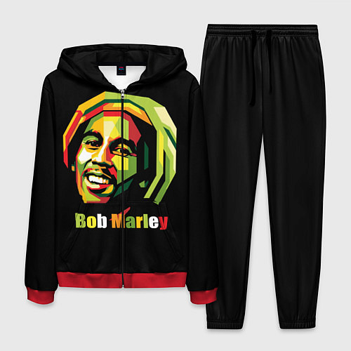 Мужской костюм Bob Marley Smile / 3D-Красный – фото 1