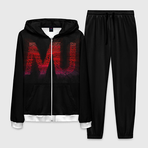 Мужской костюм Manchester United team / 3D-Белый – фото 1