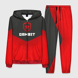Костюм мужской Gambit Gaming Uniform, цвет: 3D-красный