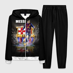 Костюм мужской Messi FCB, цвет: 3D-белый