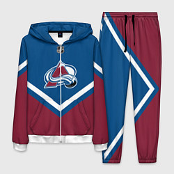 Костюм мужской NHL: Colorado Avalanche, цвет: 3D-белый