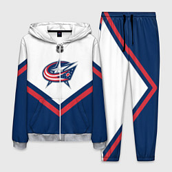 Костюм мужской NHL: Columbus Blue Jackets, цвет: 3D-меланж