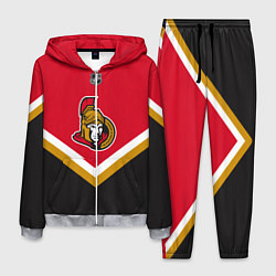 Костюм мужской NHL: Ottawa Senators, цвет: 3D-меланж