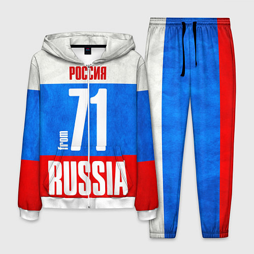 Мужской костюм Russia: from 71 / 3D-Белый – фото 1