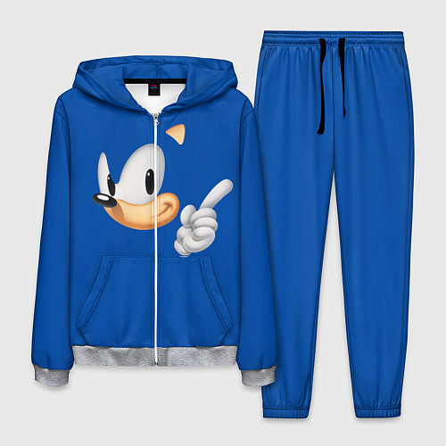 Мужской костюм Соник / 3D-Меланж – фото 1