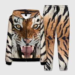 Костюм мужской Свирепый тигр, цвет: 3D-черный