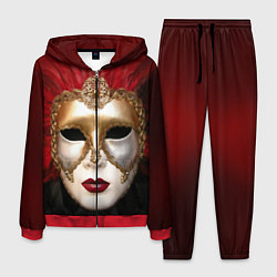 Костюм мужской Венецианская маска, цвет: 3D-красный