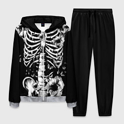 Костюм мужской Floral Skeleton, цвет: 3D-меланж