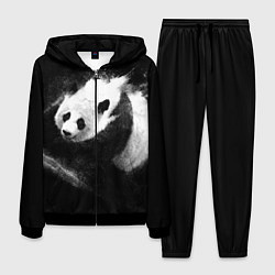 Костюм мужской Молочная панда, цвет: 3D-черный