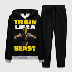 Костюм мужской Train Like a Beast, цвет: 3D-меланж