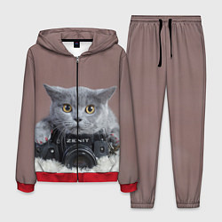 Костюм мужской Котик фотограф, цвет: 3D-красный