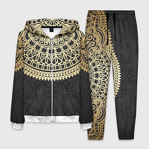 Мужской костюм Абстракционизм / 3D-Белый – фото 1