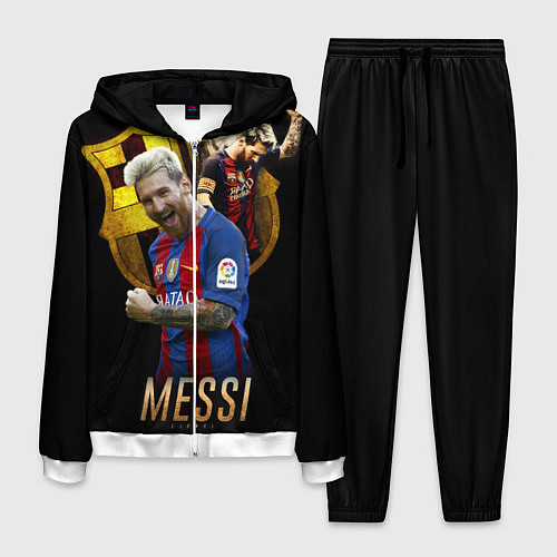 Мужской костюм Messi Star / 3D-Белый – фото 1