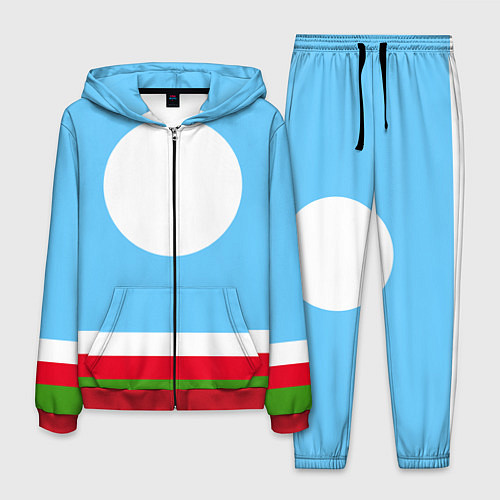 Мужской костюм Республика Саха / 3D-Красный – фото 1