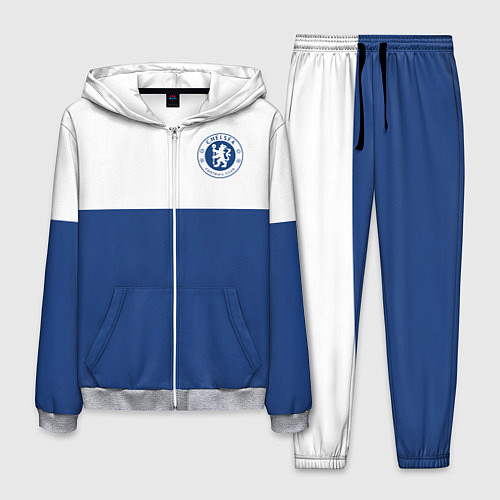 Мужской костюм Chelsea FC: Light Blue / 3D-Меланж – фото 1