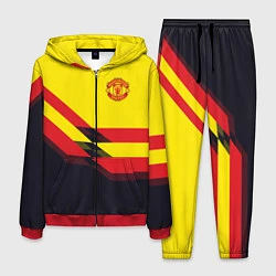 Костюм мужской Man United FC: Yellow style, цвет: 3D-красный