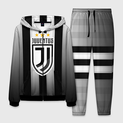 Мужской костюм Juventus FC: New logo / 3D-Черный – фото 1