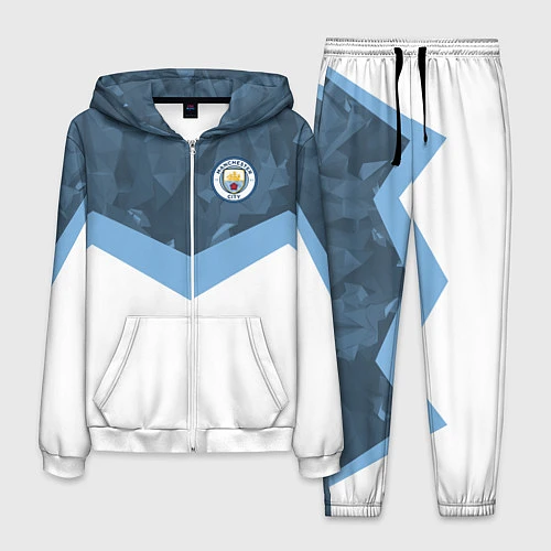 Мужской костюм Manchester City FC: Sport / 3D-Белый – фото 1