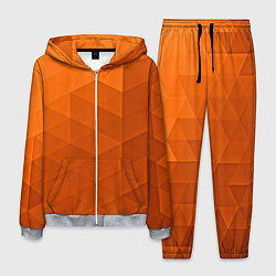 Костюм мужской Orange abstraction, цвет: 3D-меланж