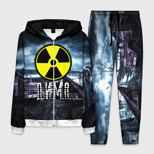 Мужской костюм S.T.A.L.K.E.R: Дима / 3D-Белый – фото 1