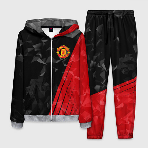 Мужской костюм FC Manchester United: Abstract / 3D-Меланж – фото 1