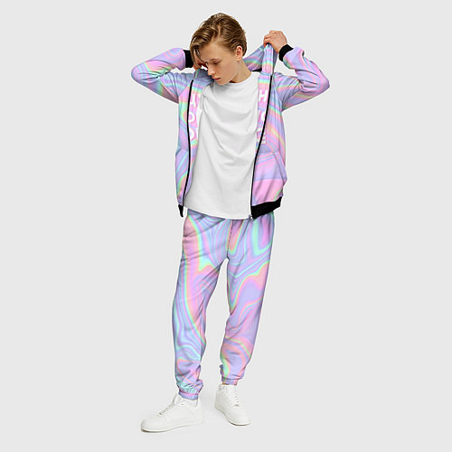 Мужской костюм Танцуй в моем неоне / 3D-Черный – фото 3