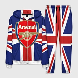 Костюм мужской FC Arsenal: England, цвет: 3D-белый