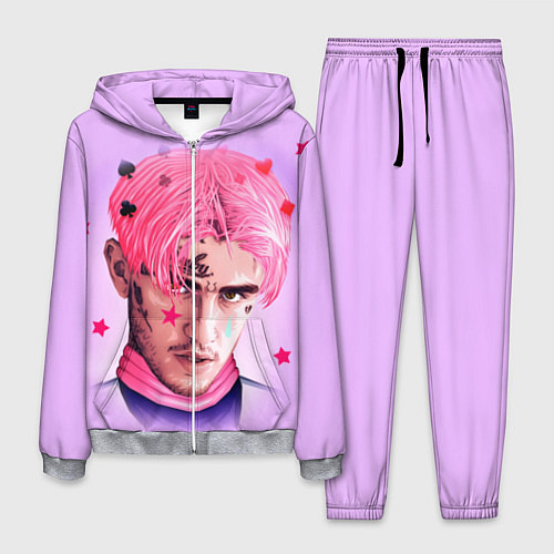 Мужской костюм Lil Peep: Pink Edition / 3D-Меланж – фото 1