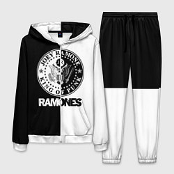 Костюм мужской Ramones B&W, цвет: 3D-белый