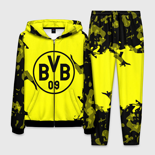 Мужской костюм FC Borussia Dortmund: Yellow & Black / 3D-Черный – фото 1