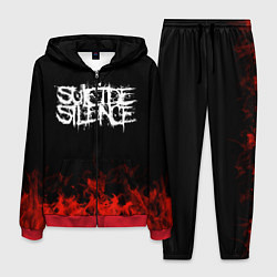 Костюм мужской Suicide Silence: Red Flame, цвет: 3D-красный