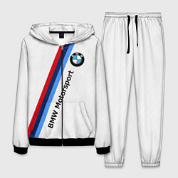 Костюм мужской BMW Motorsport: White Carbon, цвет: 3D-черный